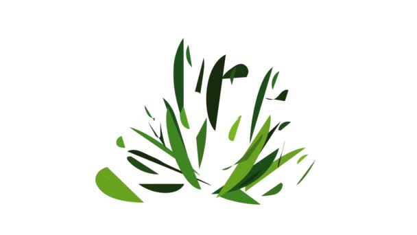 Animazione icona della pianta dell'acquario — Video Stock