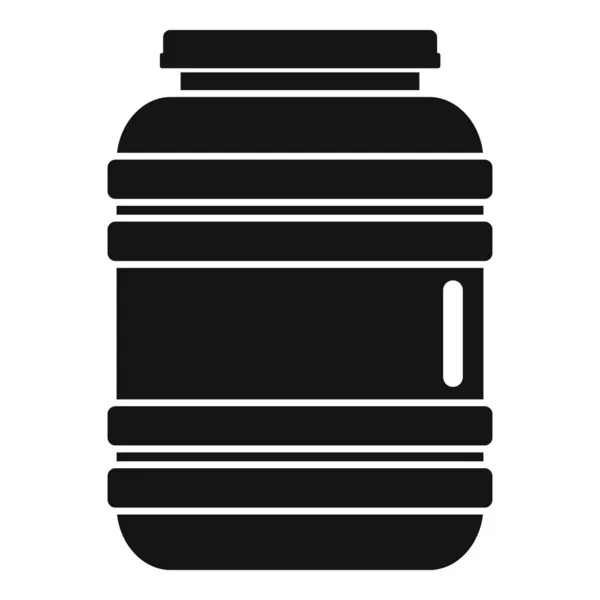 Icono de barril de plástico, estilo simple — Archivo Imágenes Vectoriales