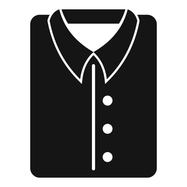 Ikona koszuli do czyszczenia na sucho, prosty styl — Wektor stockowy