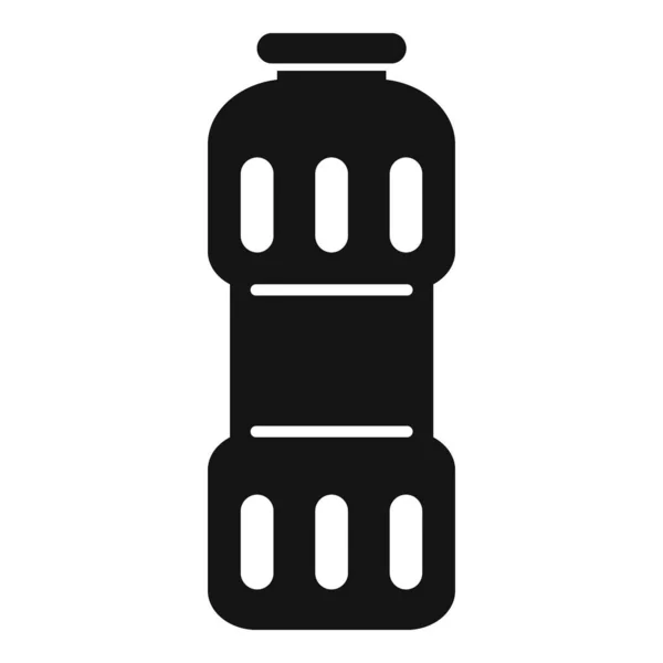 Pulito icona della bottiglia di polvere, stile semplice — Vettoriale Stock