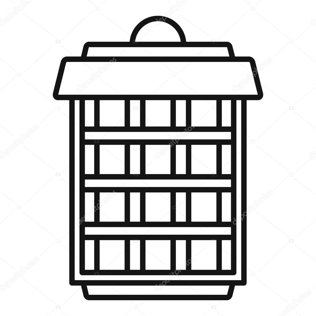 Insect trap icon, outline style
