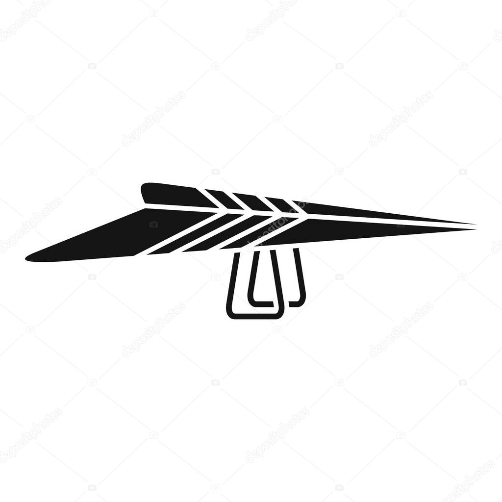 Paraplane icon, simple style