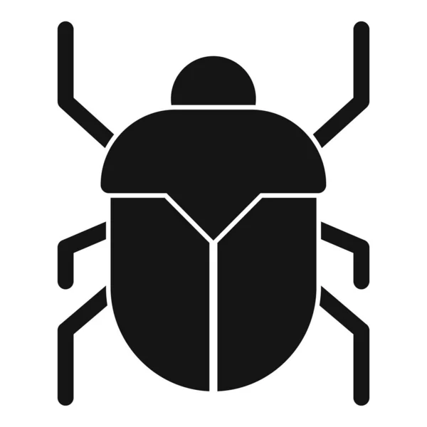 Böcek simgesi, basit stil — Stok Vektör