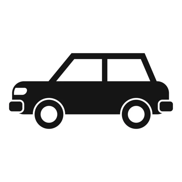 Sedan car icon, simple style — Stock Vector