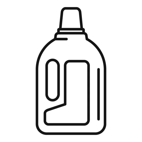 Icône de bouteille d'engrais, style contour — Image vectorielle