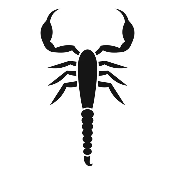 Horoscope Scorpion icône, style simple — Image vectorielle