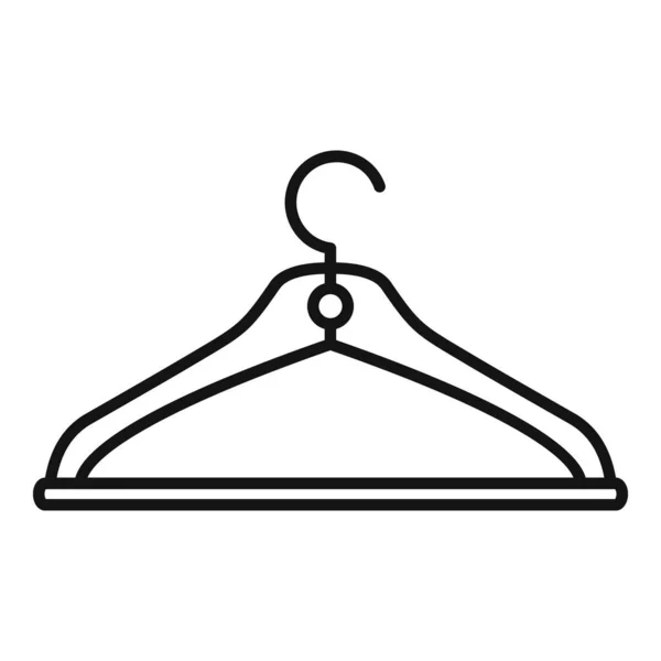 Percha de ropa icono, estilo de contorno — Archivo Imágenes Vectoriales