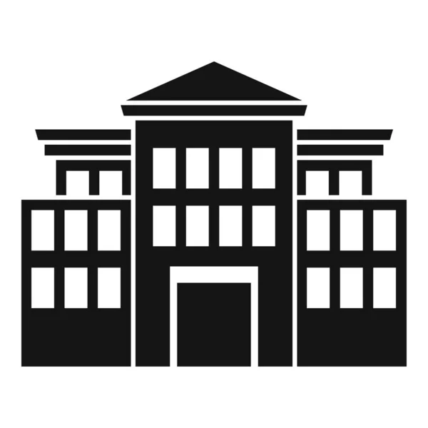 Historia icono del parlamento, estilo simple — Archivo Imágenes Vectoriales