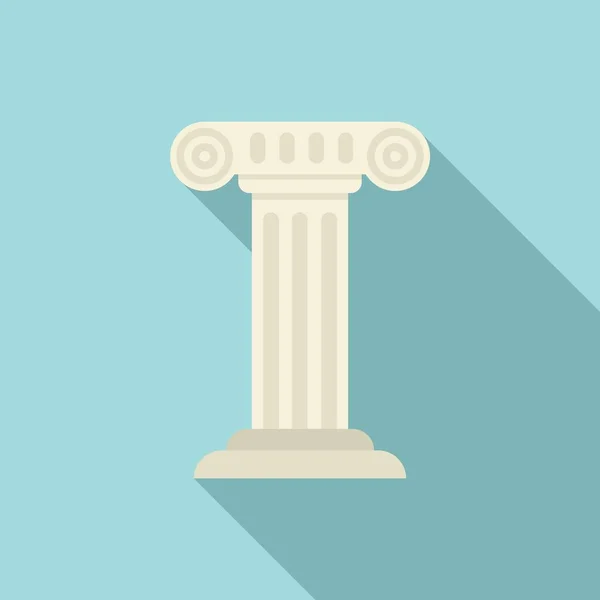 Řecká vyhlídková ikona, plochý styl — Stockový vektor