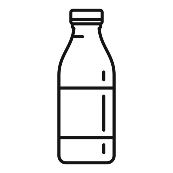 Icono de botella de agua, estilo de esquema — Vector de stock