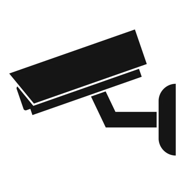 Icône de caméra de sécurité, style simple — Image vectorielle