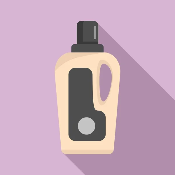 柔らかいケアボトルのアイコン、フラットスタイル — ストックベクタ