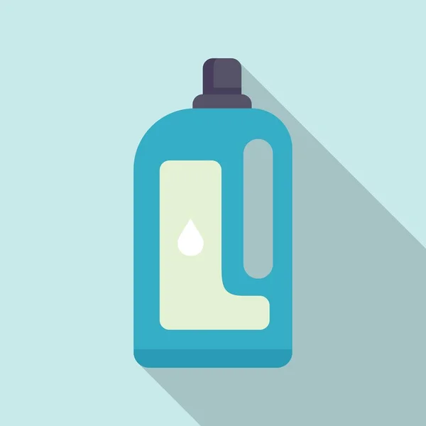 Adoucissant icône de bouteille propre, style plat — Image vectorielle