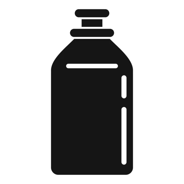 Ícone de garrafa de vaso sanitário amaciador, estilo simples — Vetor de Stock
