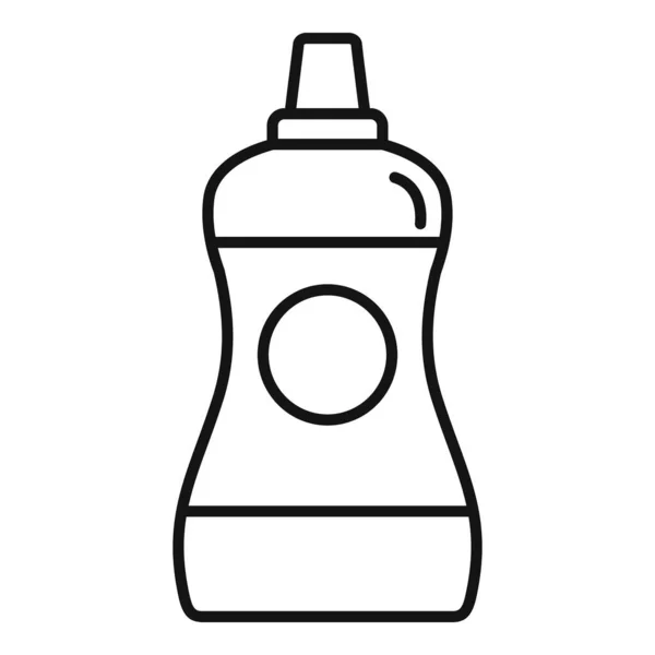 Softener badkamer pictogram, omtrek stijl — Stockvector