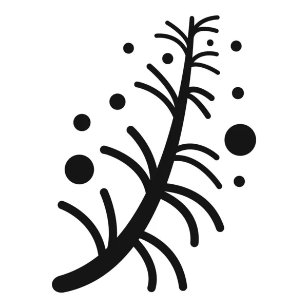 Ikona rostlin esenciálních olejů, jednoduchý styl — Stockový vektor