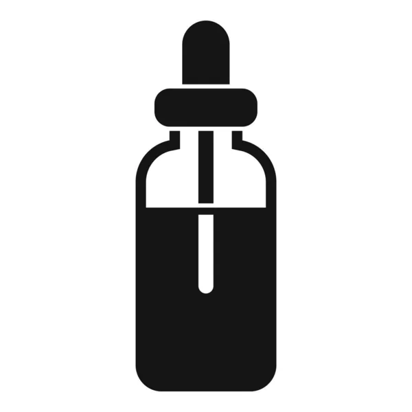 Ефірні олії трав'яні пляшки значок, простий стиль — стоковий вектор