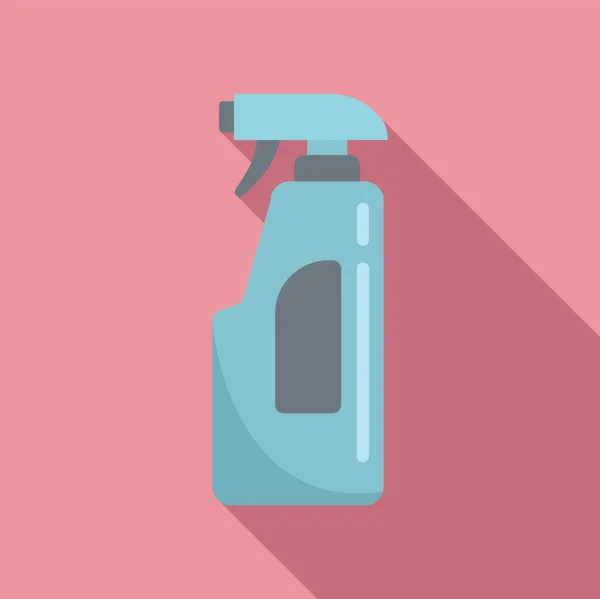 Icono de spray de desinfección, estilo plano — Vector de stock