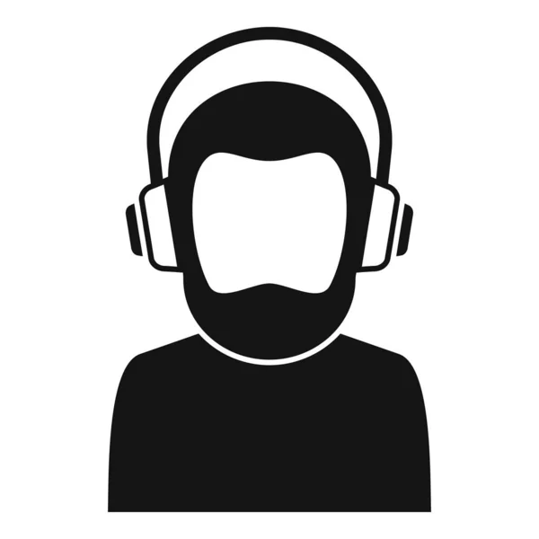 Ikona reproduktoru Podcast, jednoduchý styl — Stockový vektor