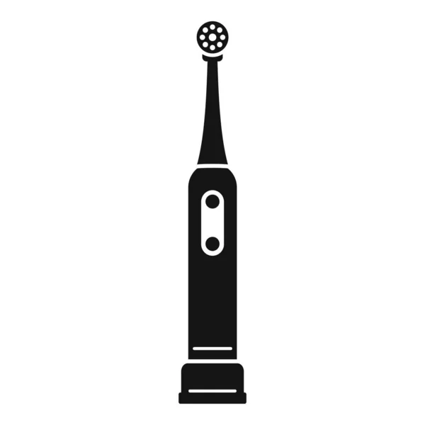Ícone de escova de dentes elétrica, estilo simples —  Vetores de Stock