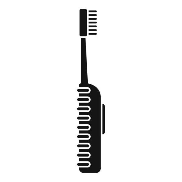 Cepillo de dientes eléctrico icono oral, estilo simple — Archivo Imágenes Vectoriales