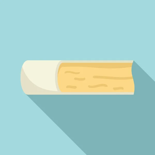 チーズミルクアイコン、フラットスタイル — ストックベクタ