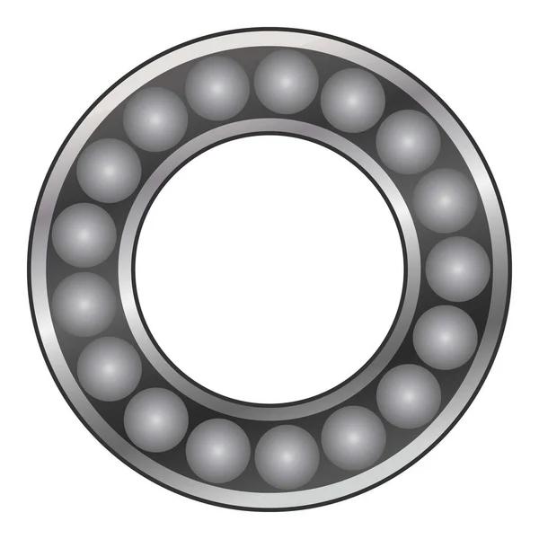 Car bearing icon, cartoon style — Stock Vector