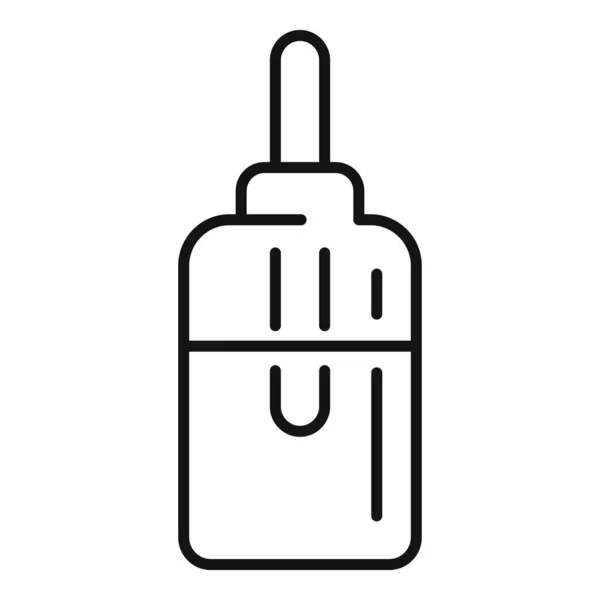 Icono de ácido hialurónico, estilo de contorno — Vector de stock