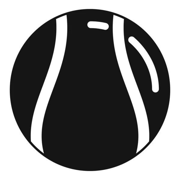 Schleuderball-Ikone, einfacher Stil — Stockvektor
