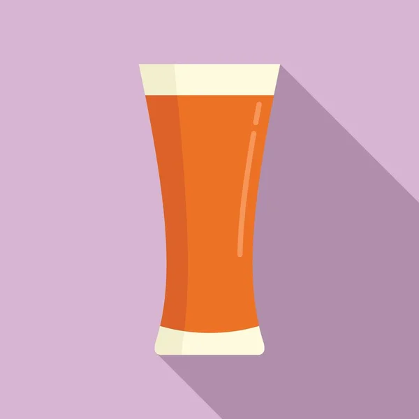 Tomat färsk juice ikon, platt stil — Stock vektor