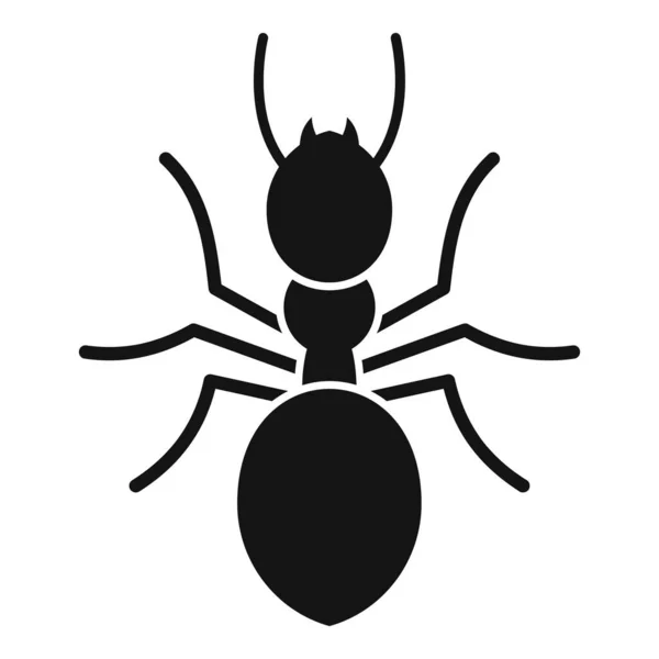 Karınca simgesi, basit biçim — Stok Vektör