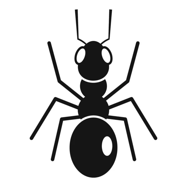 Cute ant icon, simple style — Stock Vector
