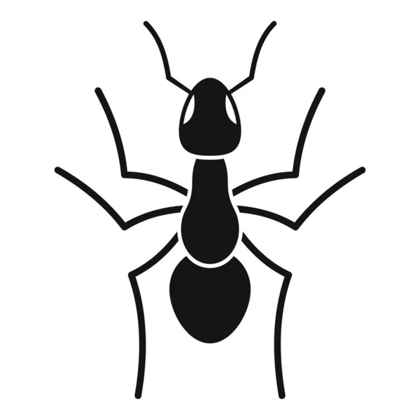 Csapatmunka ant ikon, egyszerű stílus — Stock Vector