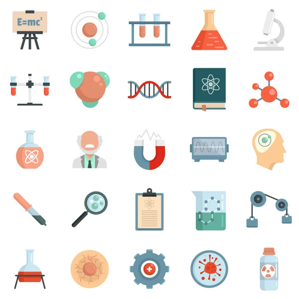 Conjunto de iconos biofísicos vector plano aislado Ilustración de stock