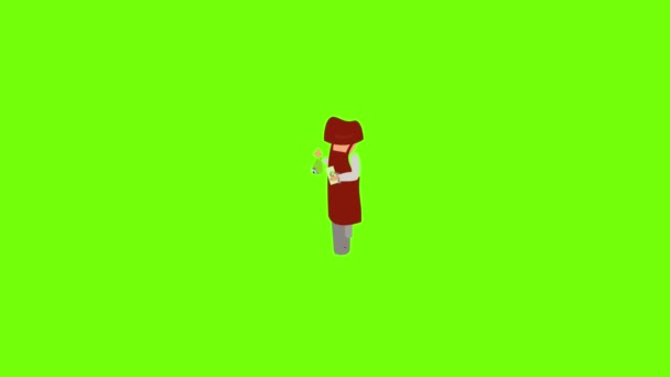 Анимация иконок Saler — стоковое видео