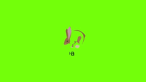 兔子图标动画 — 图库视频影像