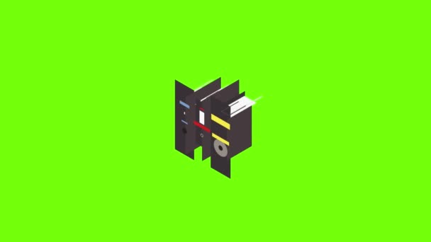 Fichier dossier icône animation — Video