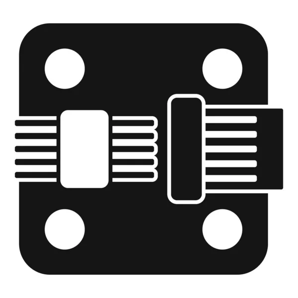 Phone piece gyroscope icon simple vector. Phone accelerometer — Stock Vector