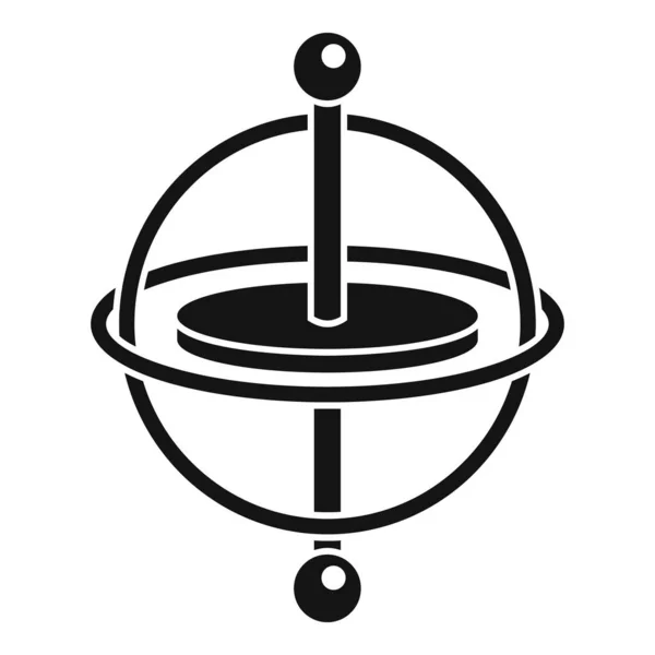 Gyro momentum icon simple vector. Accelerometer gyroscope — Stockvektor