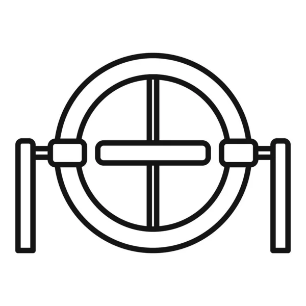 Gravity model icon outline vector. Accelerometer gyroscope — Stockvektor