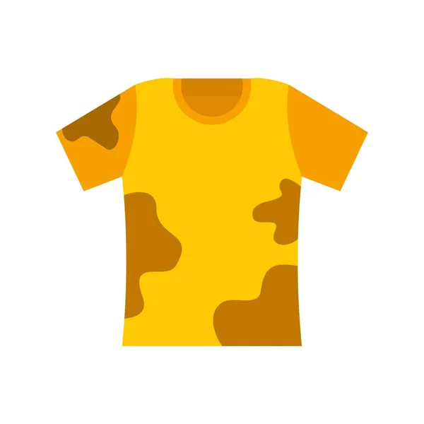 Used kid tshirt icon flat isolated vector — Stok Vektör