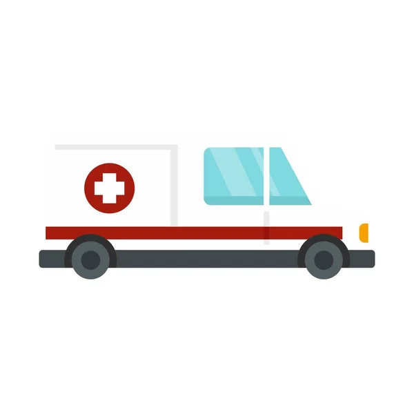 Asistent ambulance ikona plochý izolovaný vektor — Stockový vektor