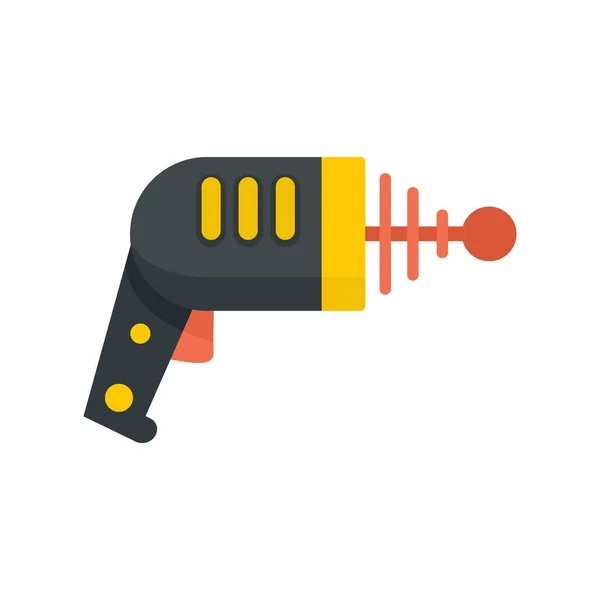 Space blaster icon flat isolated vector — Stockvektor