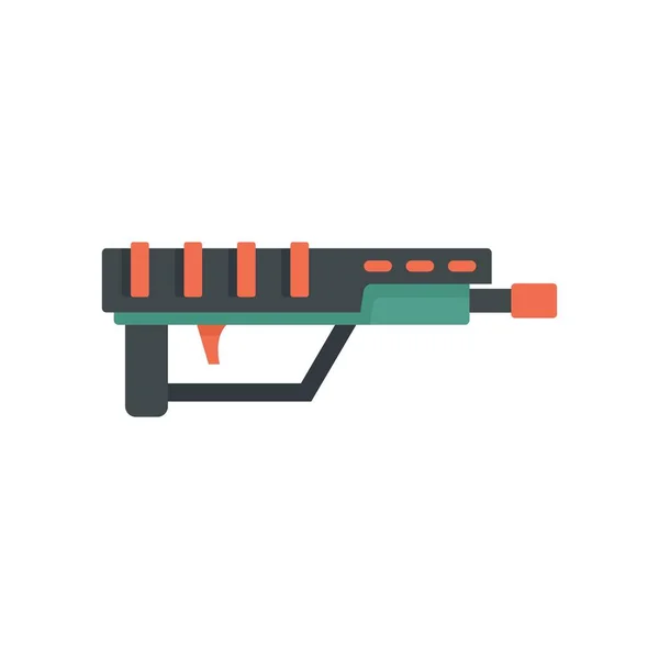 Game blaster icon flat isolated vector — ストックベクタ