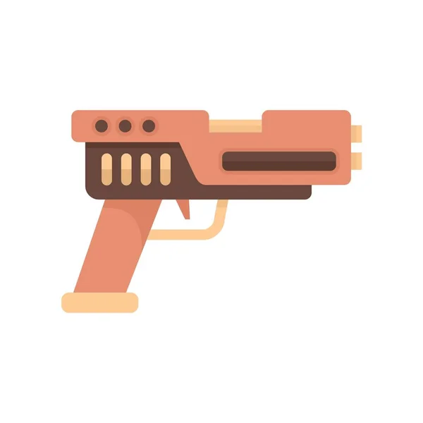 Automatic blaster icon flat isolated vector — Stok Vektör