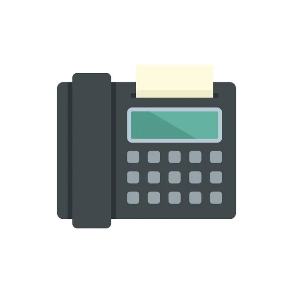 Fax telephone icon flat isolated vector — Stockvektor