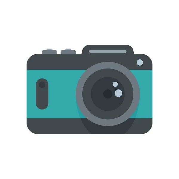 Camera icon flat isolated vector — Stok Vektör