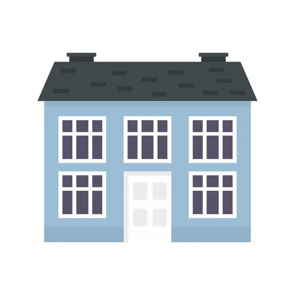 Cottage icon flat isolated vector — 图库矢量图片
