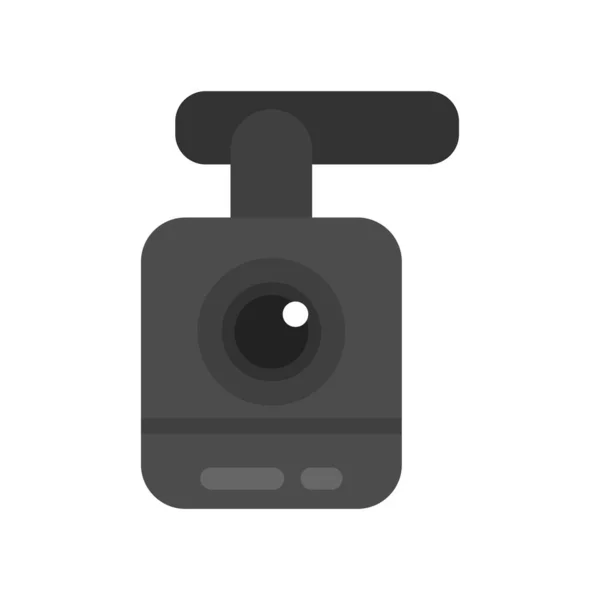 Dvr icon flat isolated vector — Stok Vektör