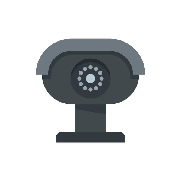 Ikona bezpečnostní kamery plochý izolovaný vektor — Stockový vektor